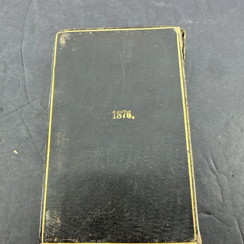 1876 Allgemeines Gesangbuch German Hymnal Schleswig-Holstein Antique Book HC